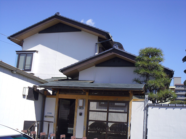 B様邸の外壁塗装